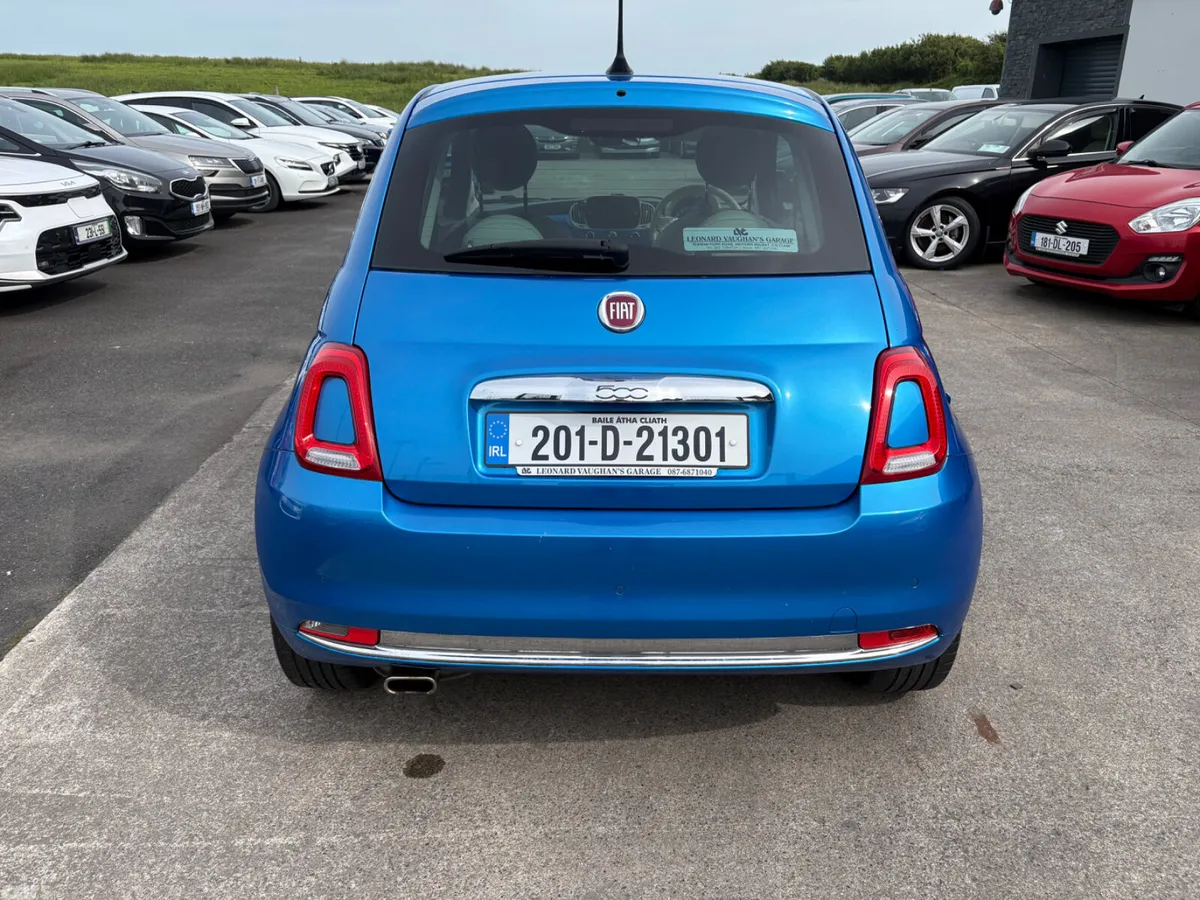 Fiat 500 Hatchback, Petrol, 2020, Blue