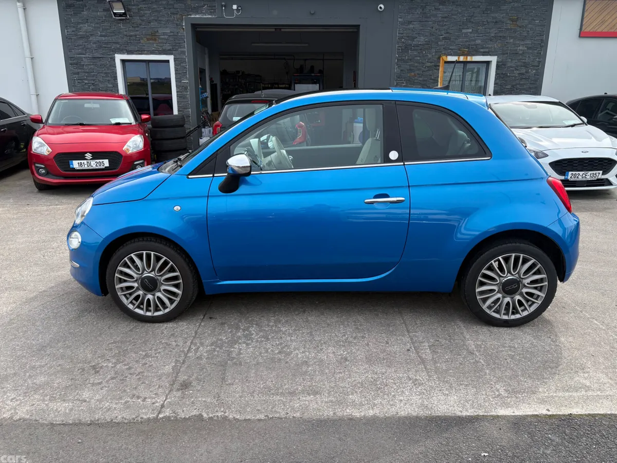 Fiat 500 Hatchback, Petrol, 2020, Blue