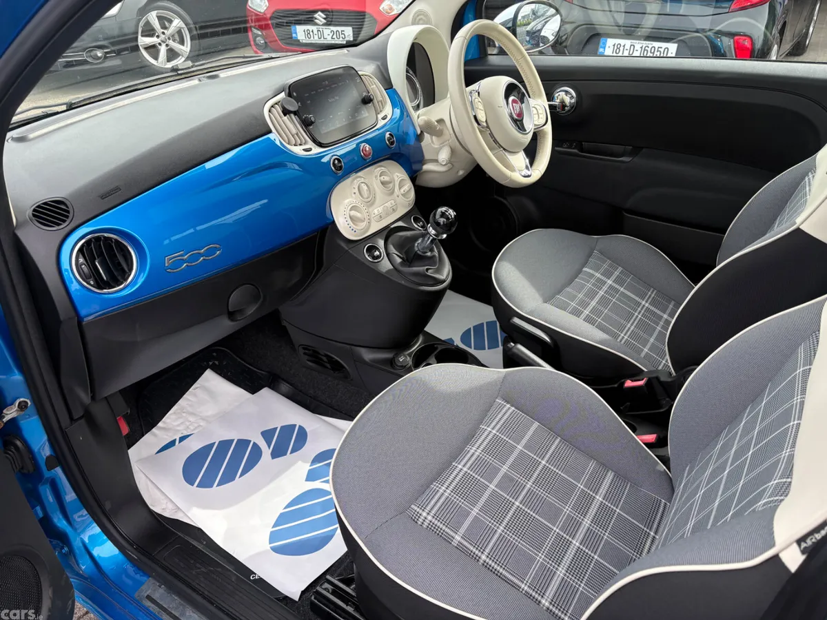 Fiat 500 Hatchback, Petrol, 2020, Blue