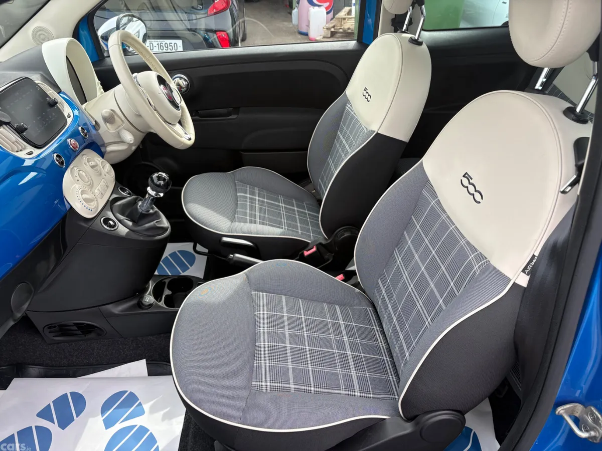 Fiat 500 Hatchback, Petrol, 2020, Blue