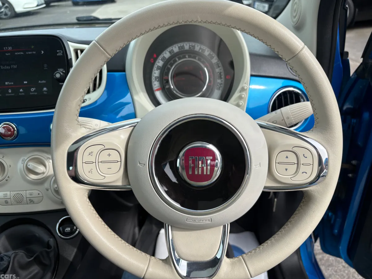 Fiat 500 Hatchback, Petrol, 2020, Blue