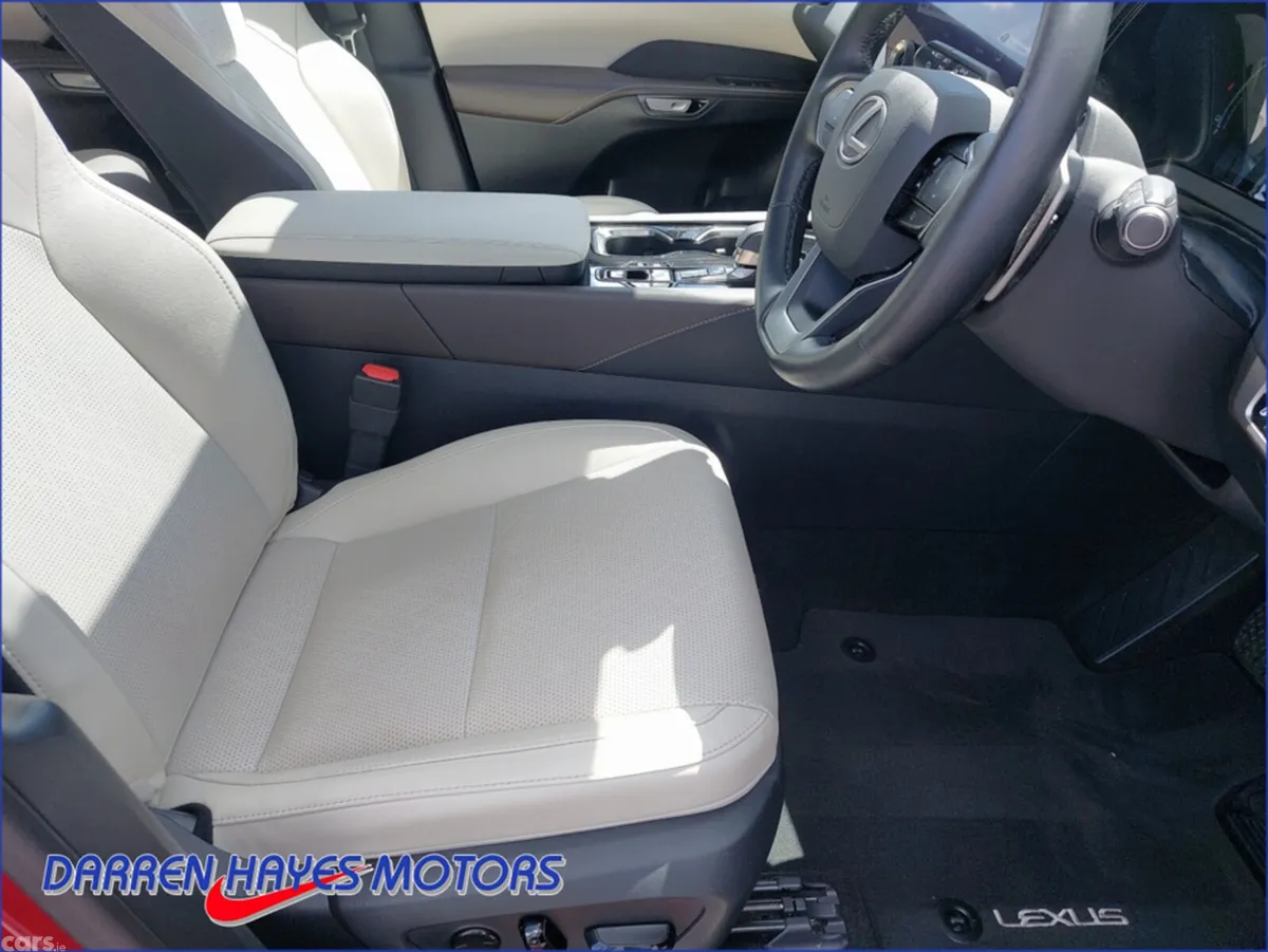 Lexus RX450H+ Estate, Petrol Hybrid, 2024, Red