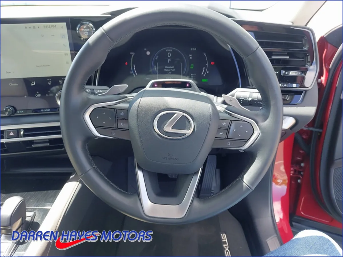 Lexus RX450H+ Estate, Petrol Hybrid, 2024, Red