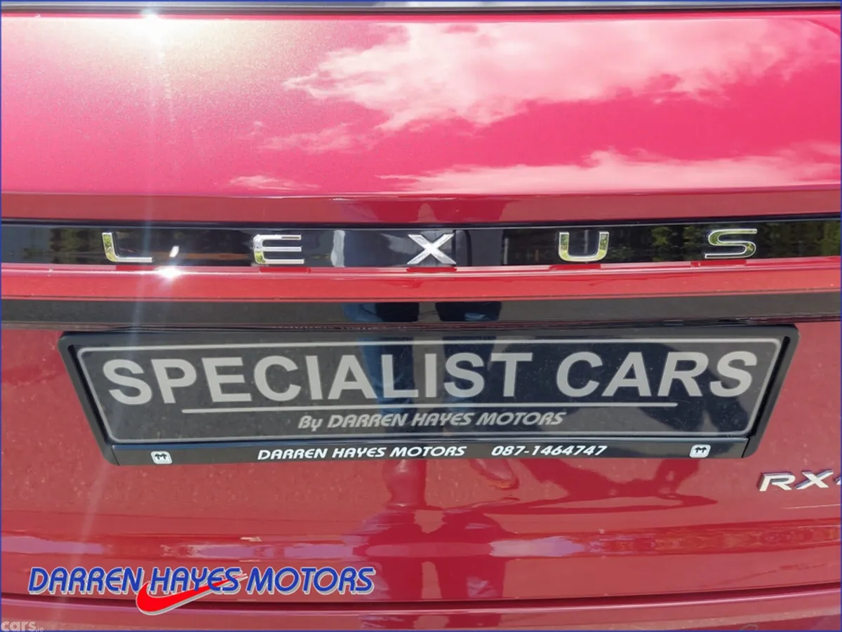 Lexus RX450H+ Estate, Petrol Hybrid, 2024, Red