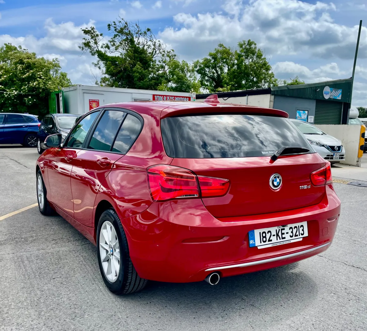 BMW 1-Series Hatchback, Diesel, 2018, Red