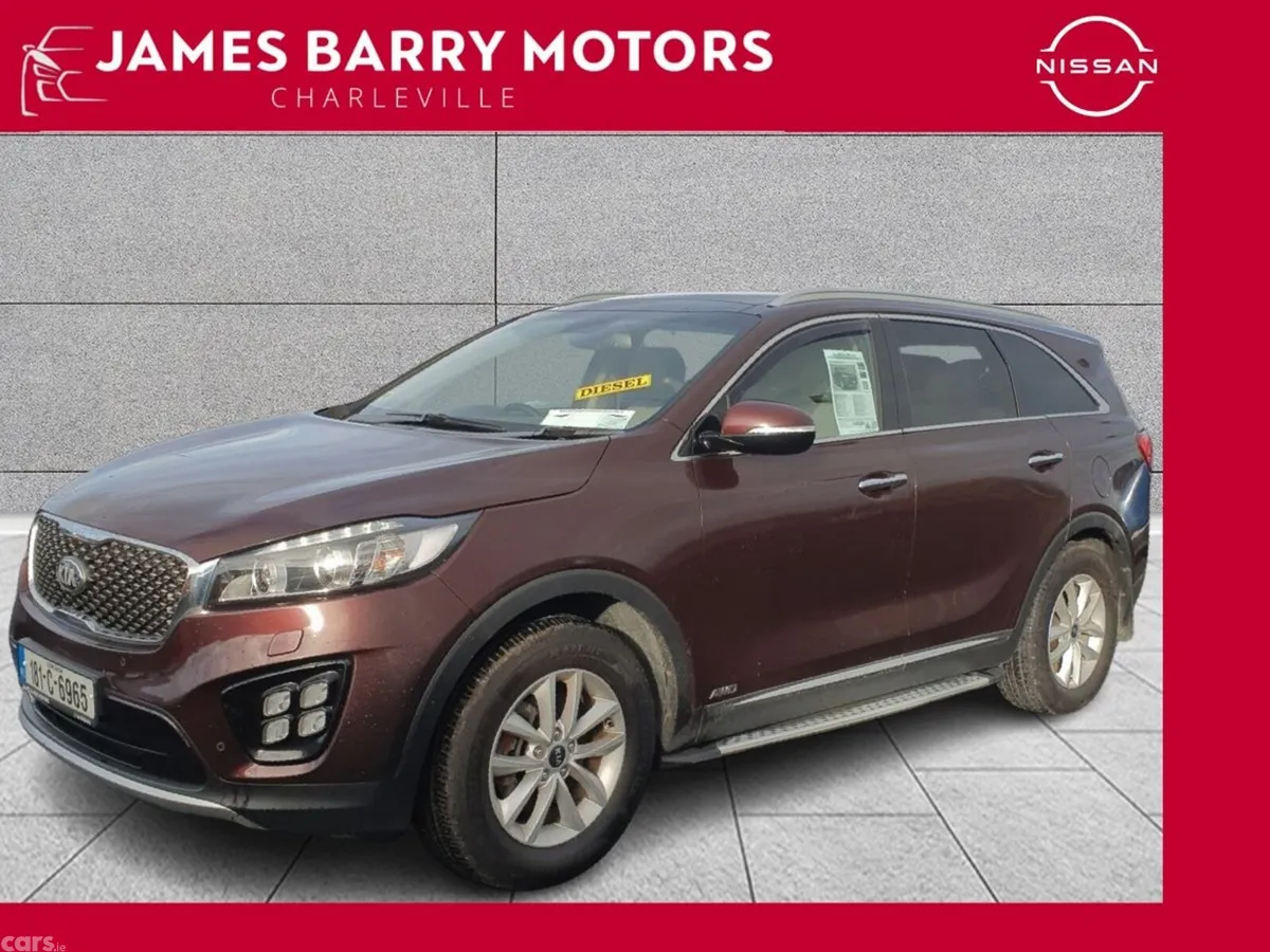Kia Sorento SUV, Diesel, 2018, Red