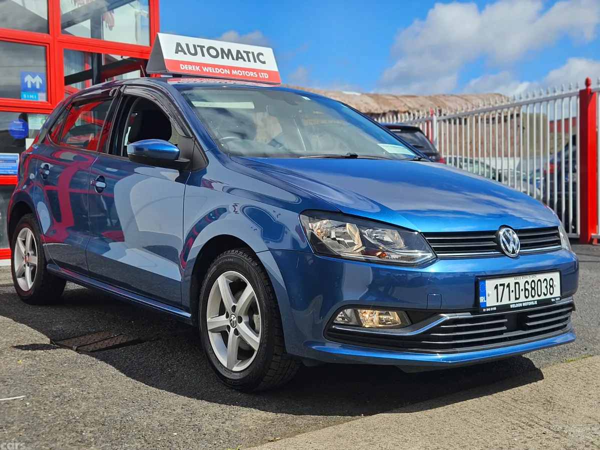 Volkswagen Polo Hatchback, Petrol, 2017, Blue