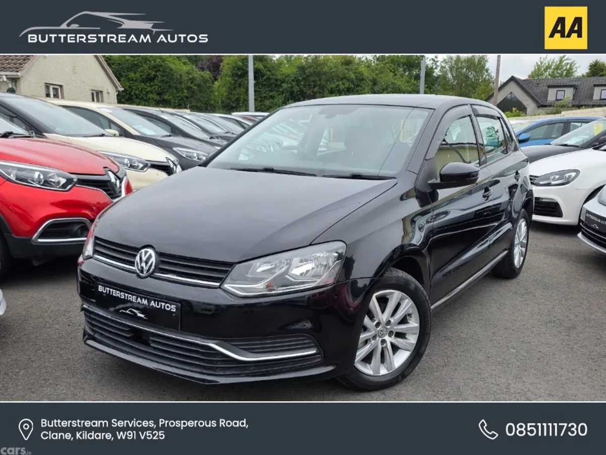 Volkswagen Polo Hatchback, Petrol, 2016, Black