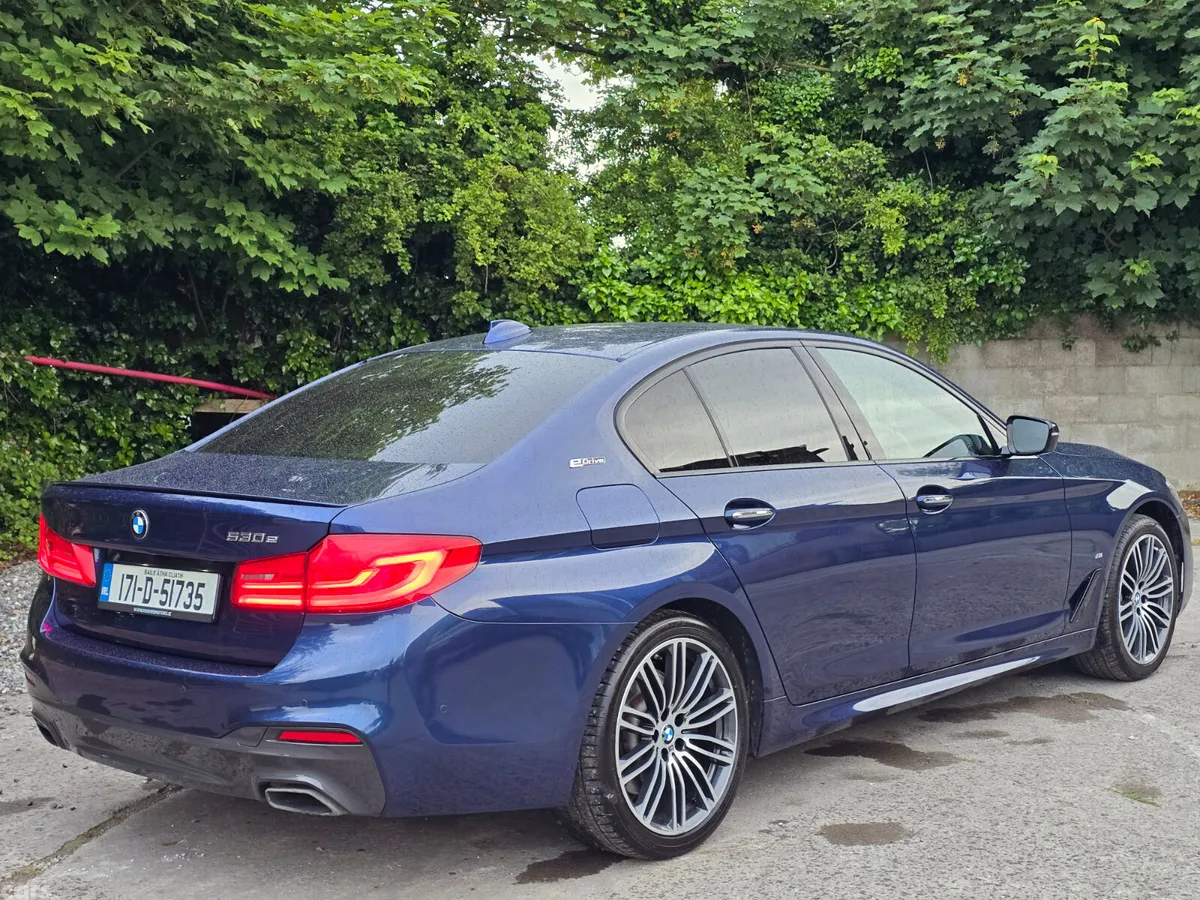 BMW 5-Series Saloon, Petrol Plug-in Hybrid, 2017, Blue