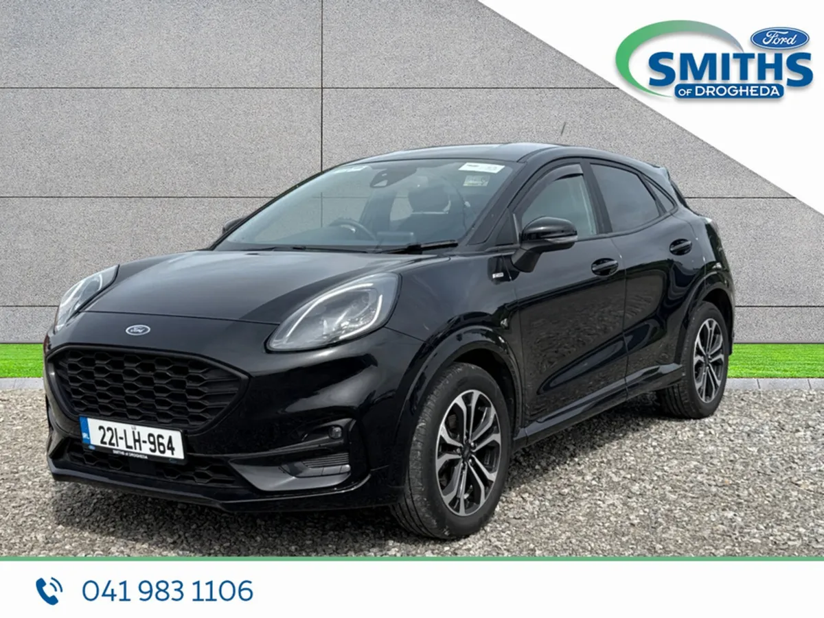 Ford Puma MPV, Petrol Hybrid, 2022, Black