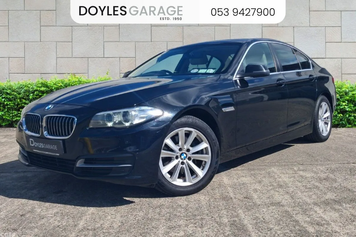 BMW 5-Series Saloon, Diesel, 2014, Black