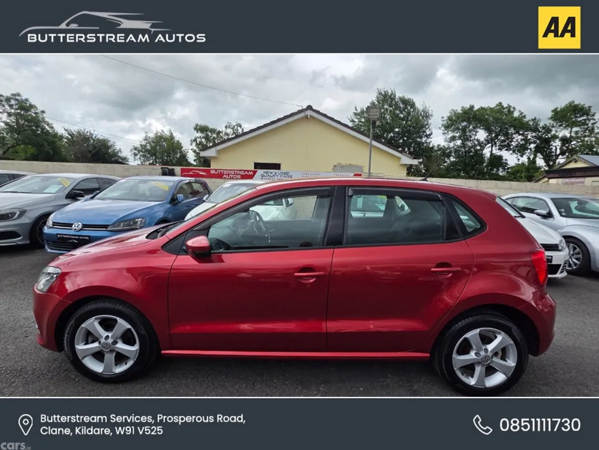 Volkswagen Polo Hatchback, Petrol, 2014, Red
