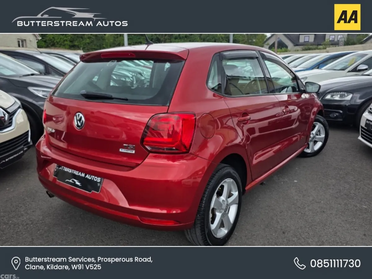 Volkswagen Polo Hatchback, Petrol, 2014, Red