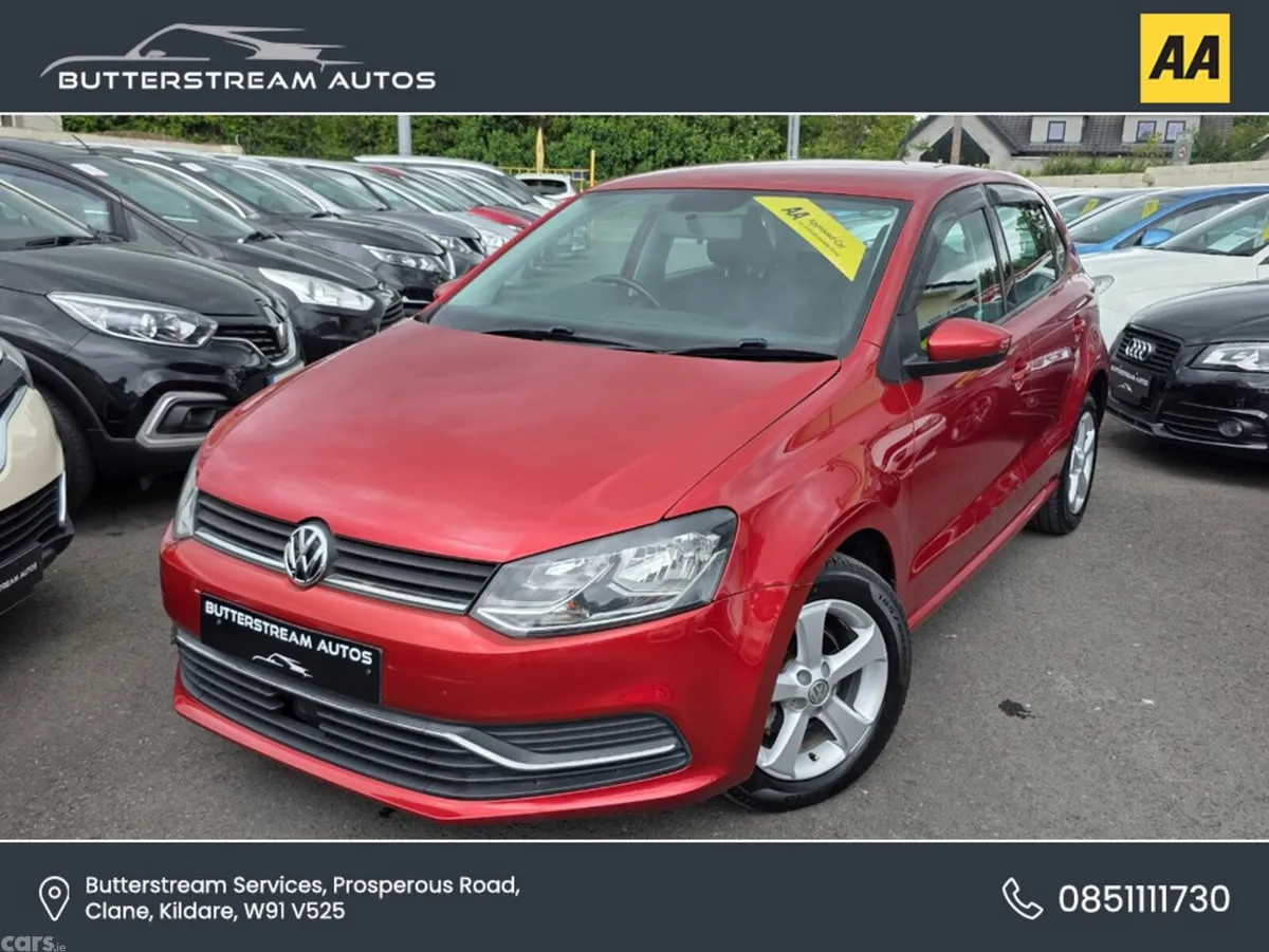 Volkswagen Polo Hatchback, Petrol, 2014, Red