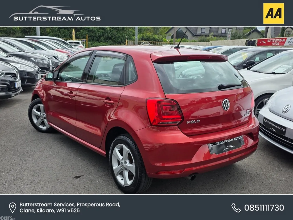 Volkswagen Polo Hatchback, Petrol, 2014, Red