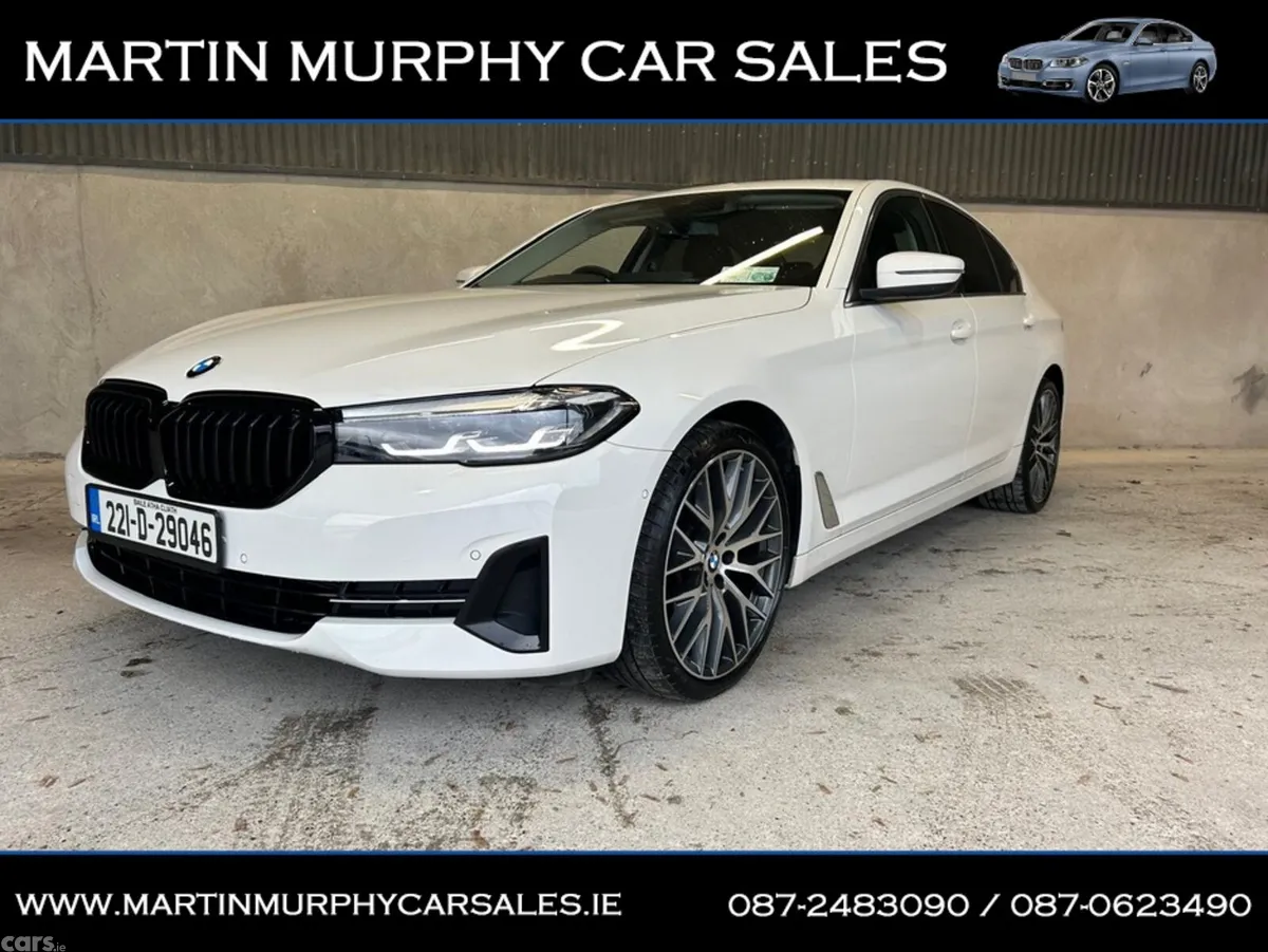 BMW 5-Series Saloon, Diesel, 2022, White