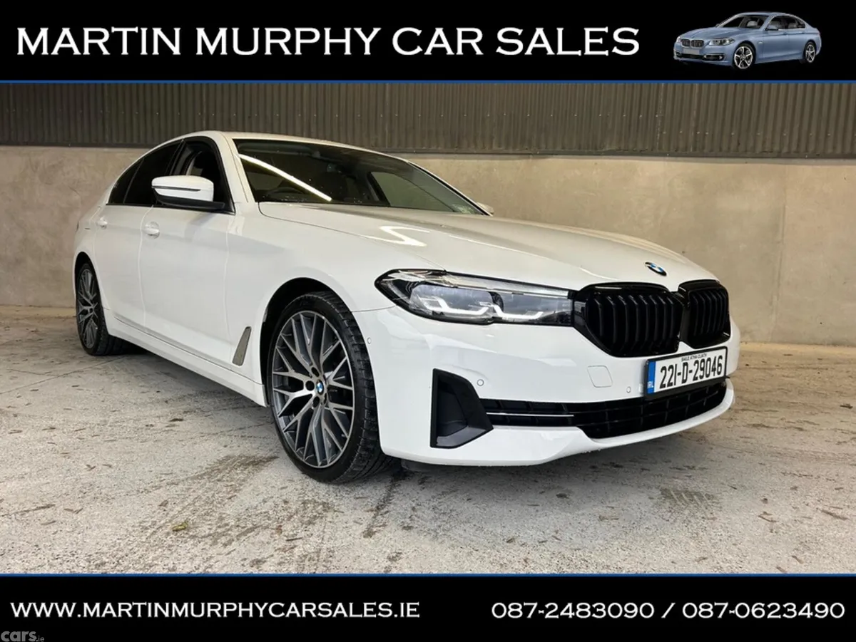 BMW 5-Series Saloon, Diesel, 2022, White