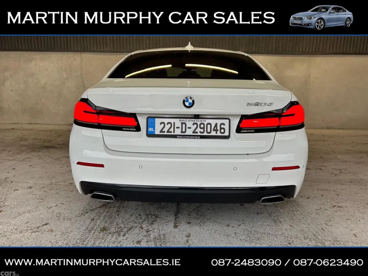 BMW 5-Series Saloon, Diesel, 2022, White