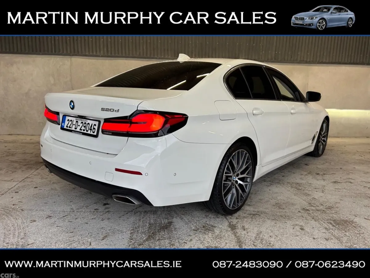 BMW 5-Series Saloon, Diesel, 2022, White