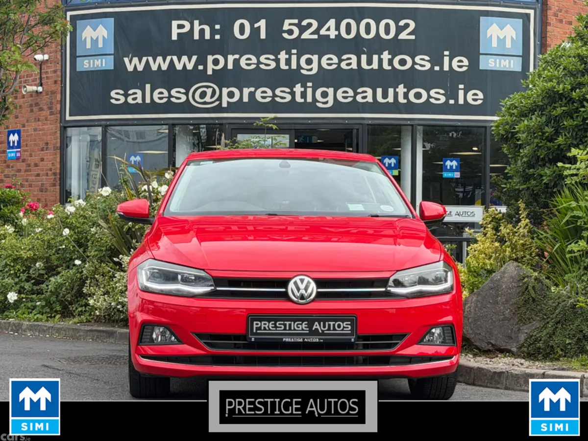 Volkswagen Polo Hatchback, Petrol, 2018, Red