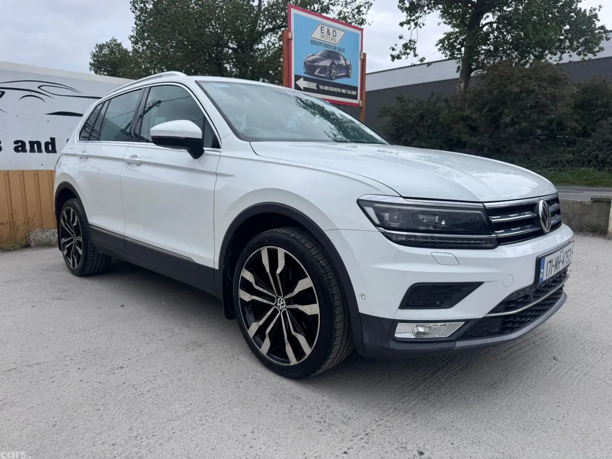 Volkswagen Tiguan SUV, Diesel, 2017, White