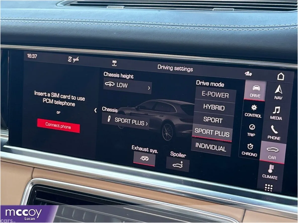 Porsche Panamera Estate, Petrol Plug-in Hybrid, 2021, Blue