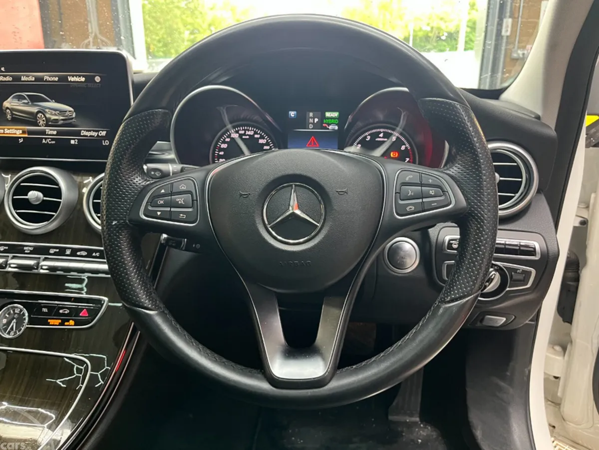 Mercedes-Benz C-Class Saloon, Petrol Plug-in Hybrid, 2017, White