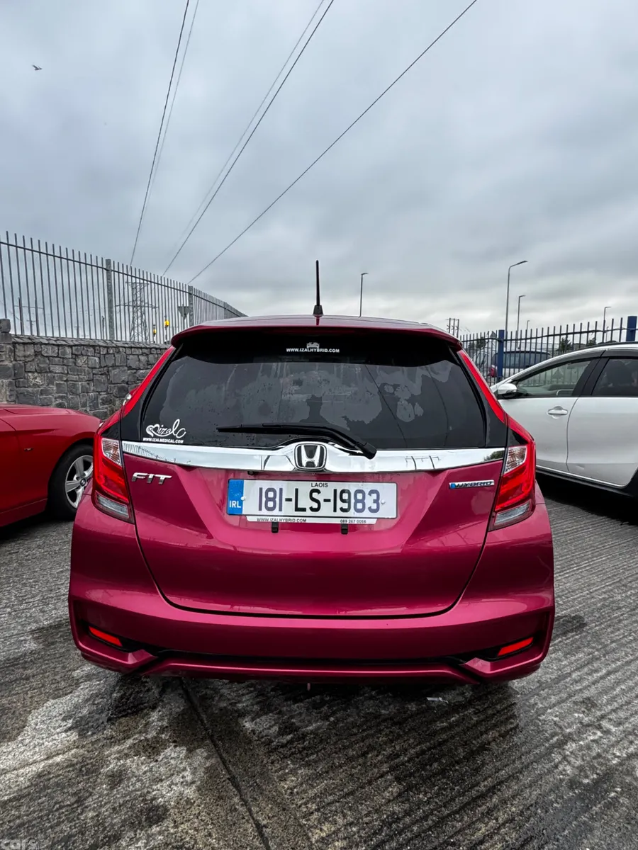 Honda Fit Hatchback, Petrol Hybrid, 2018, Red