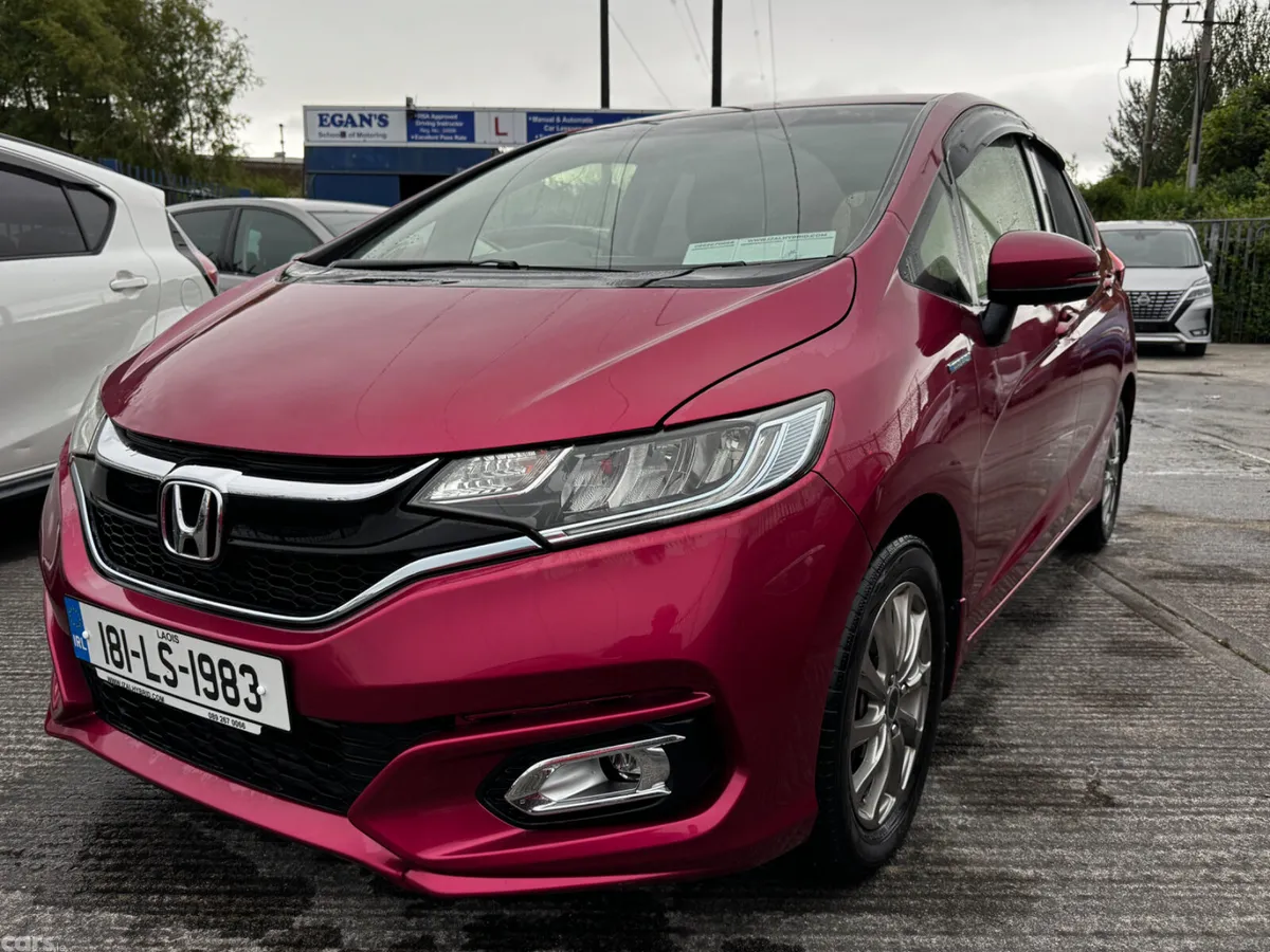 Honda Fit Hatchback, Petrol Hybrid, 2018, Red