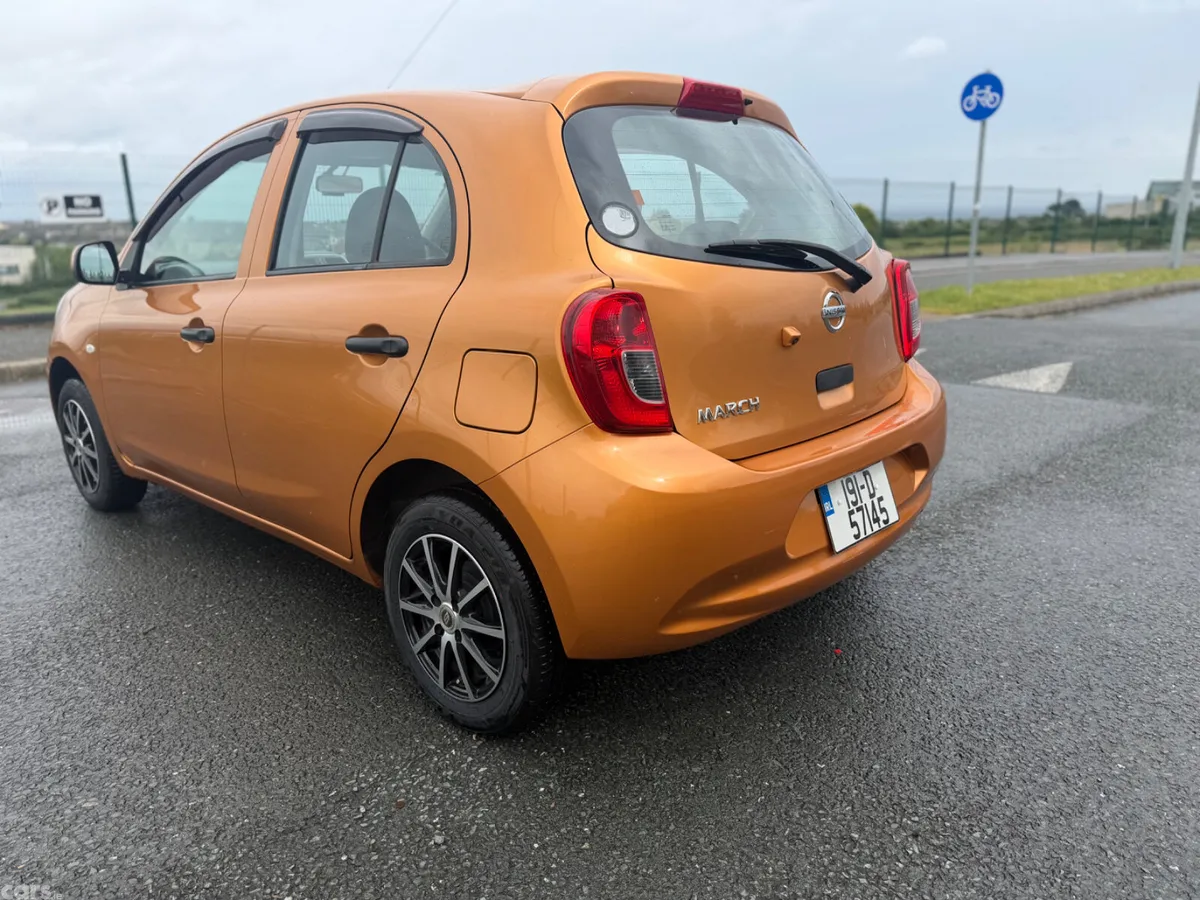 Nissan March Hatchback, Petrol, 2019, Orange