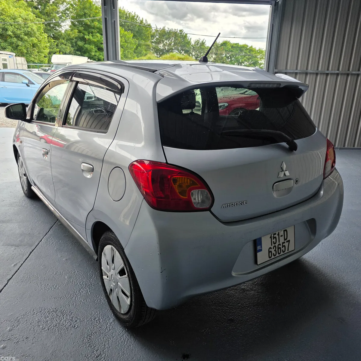 Mitsubishi Mirage Hatchback, Petrol, 2015, Silver