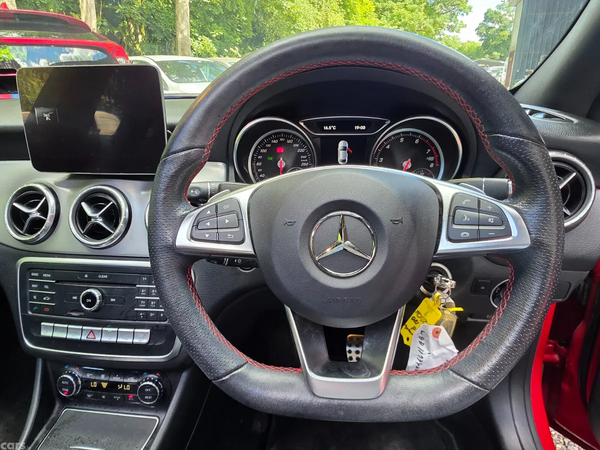 Mercedes-Benz CLA Saloon, Petrol, 2019, Red