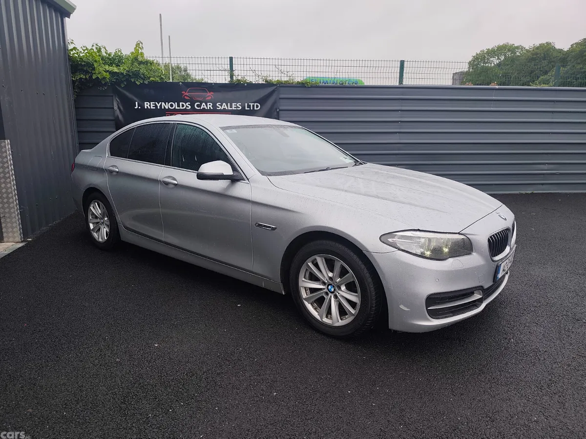 BMW 5-Series Saloon, Diesel, 2014, Silver