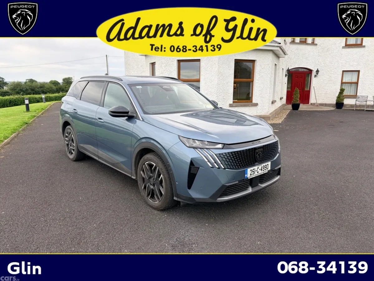 Peugeot 5008 SUV, Petrol Hybrid, 2025, Blue