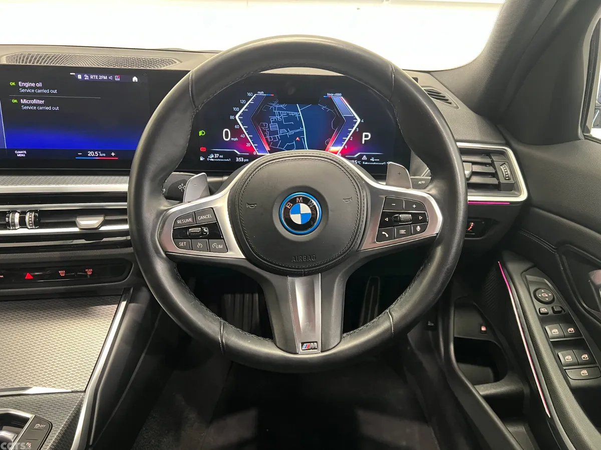 BMW 3-Series Saloon, Petrol Plug-in Hybrid, 2023, Blue