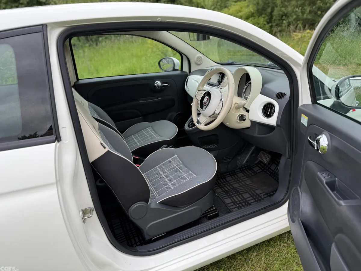 Fiat 500 Hatchback, Petrol, 2017, White