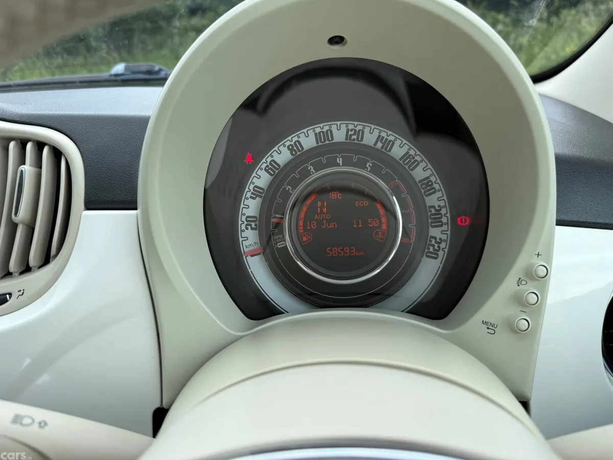 Fiat 500 Hatchback, Petrol, 2017, White