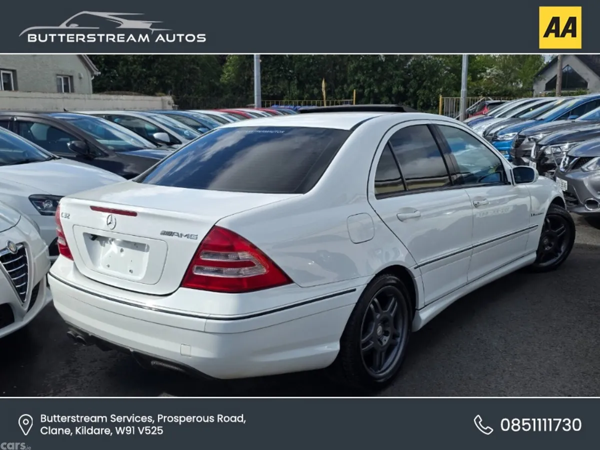 Mercedes-Benz C-Class Saloon, Petrol, 2002, White