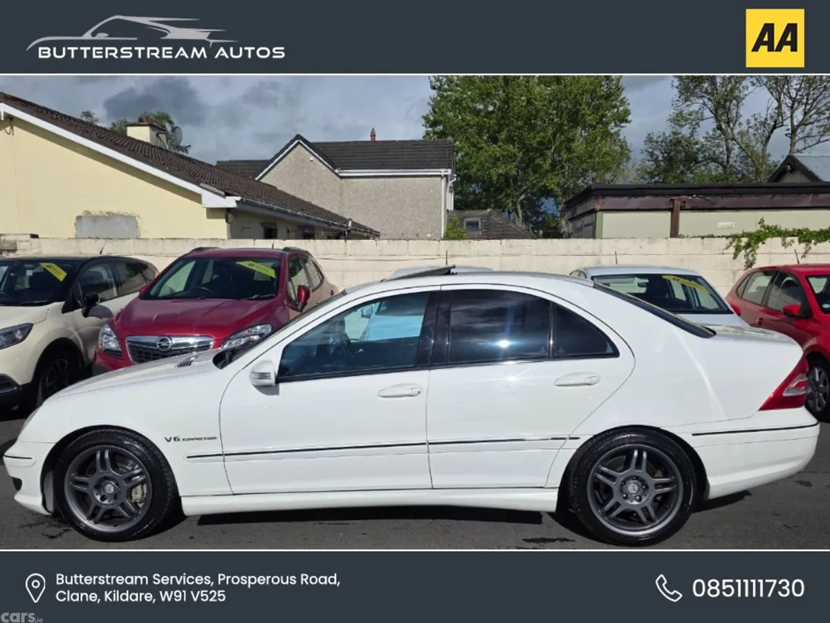 Mercedes-Benz C-Class Saloon, Petrol, 2002, White