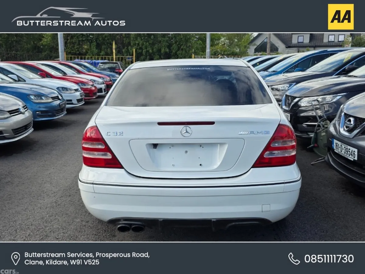 Mercedes-Benz C-Class Saloon, Petrol, 2002, White