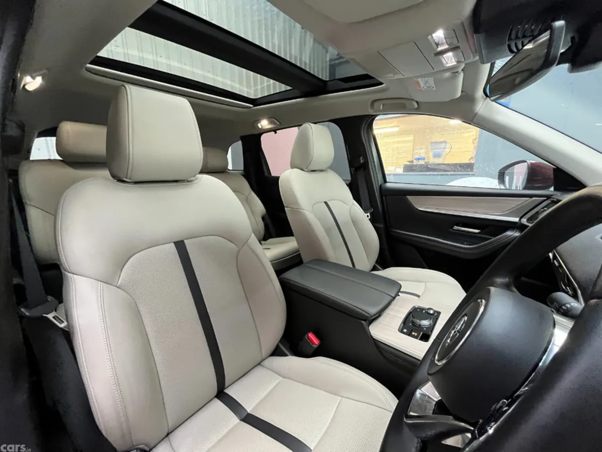 Mazda CX-80 SUV, Petrol Plug-in Hybrid, 2024, Red