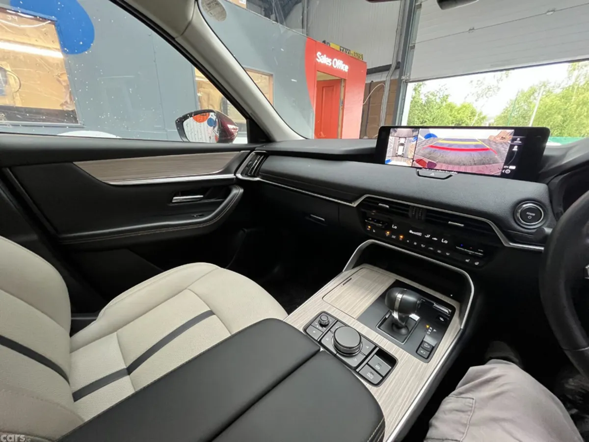 Mazda CX-80 SUV, Petrol Plug-in Hybrid, 2024, Red