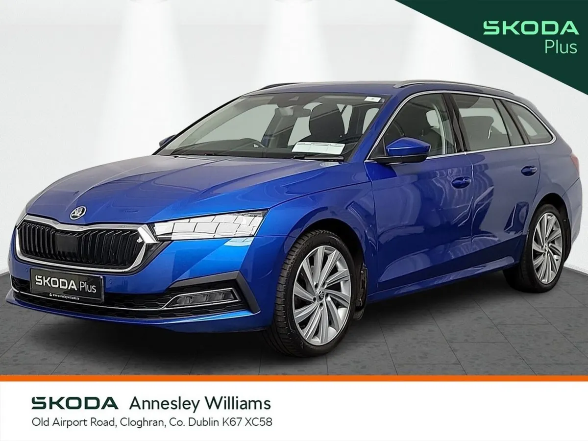 Skoda Octavia Estate, Petrol, 2023, Blue