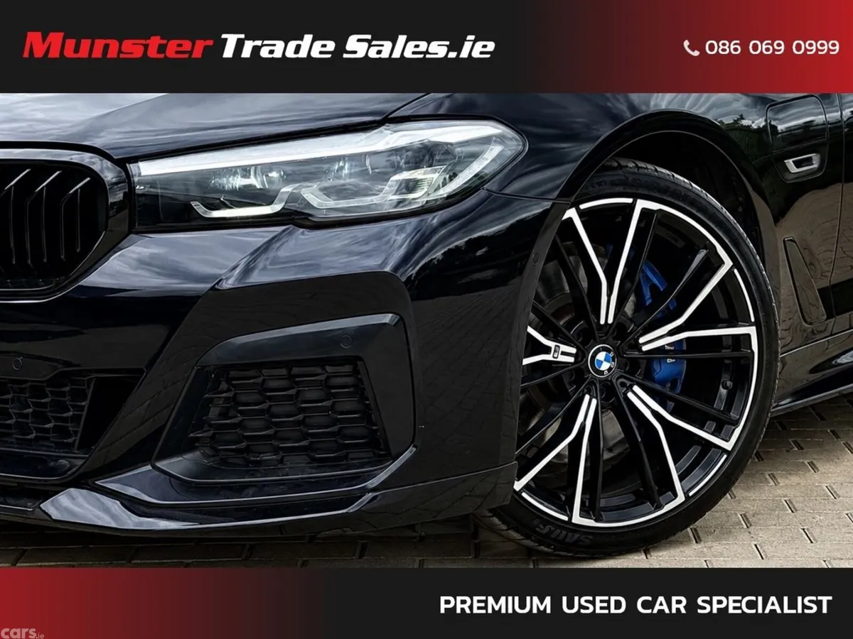 BMW 5-Series Estate, Petrol Plug-in Hybrid, 2023, Black