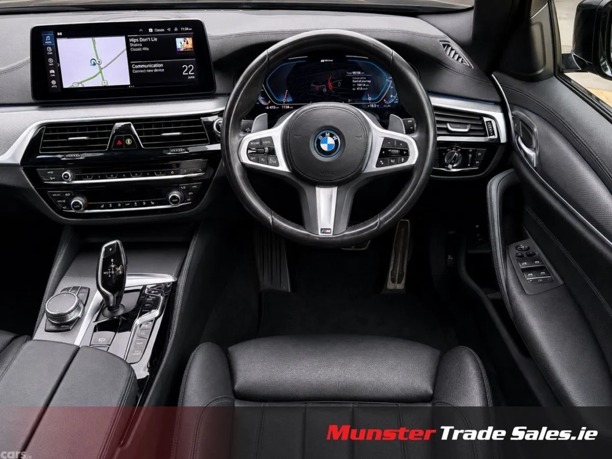 BMW 5-Series Estate, Petrol Plug-in Hybrid, 2023, Black
