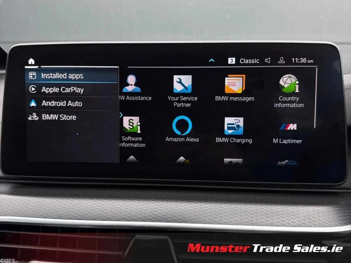 BMW 5-Series Estate, Petrol Plug-in Hybrid, 2023, Black