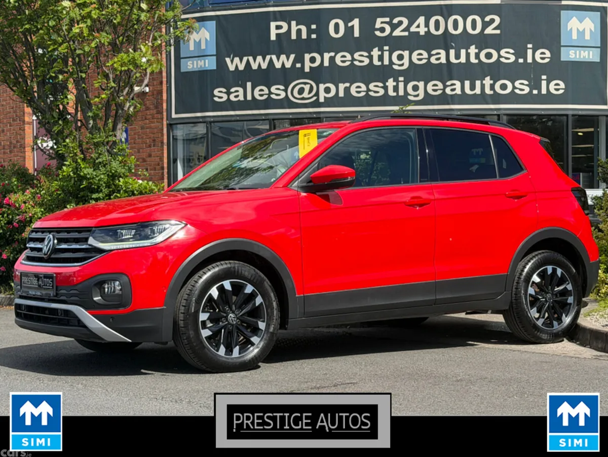 Volkswagen T-Cross SUV, Petrol, 2020, Red
