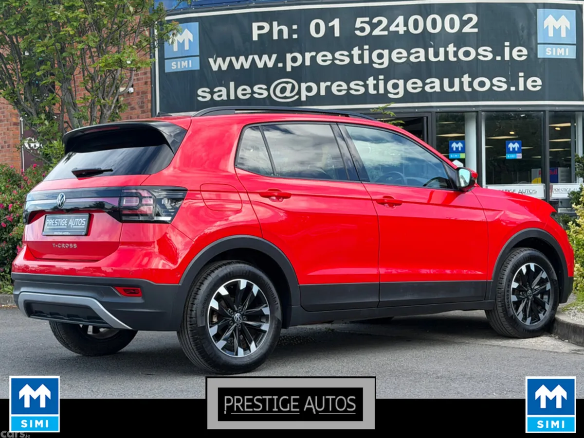 Volkswagen T-Cross SUV, Petrol, 2020, Red