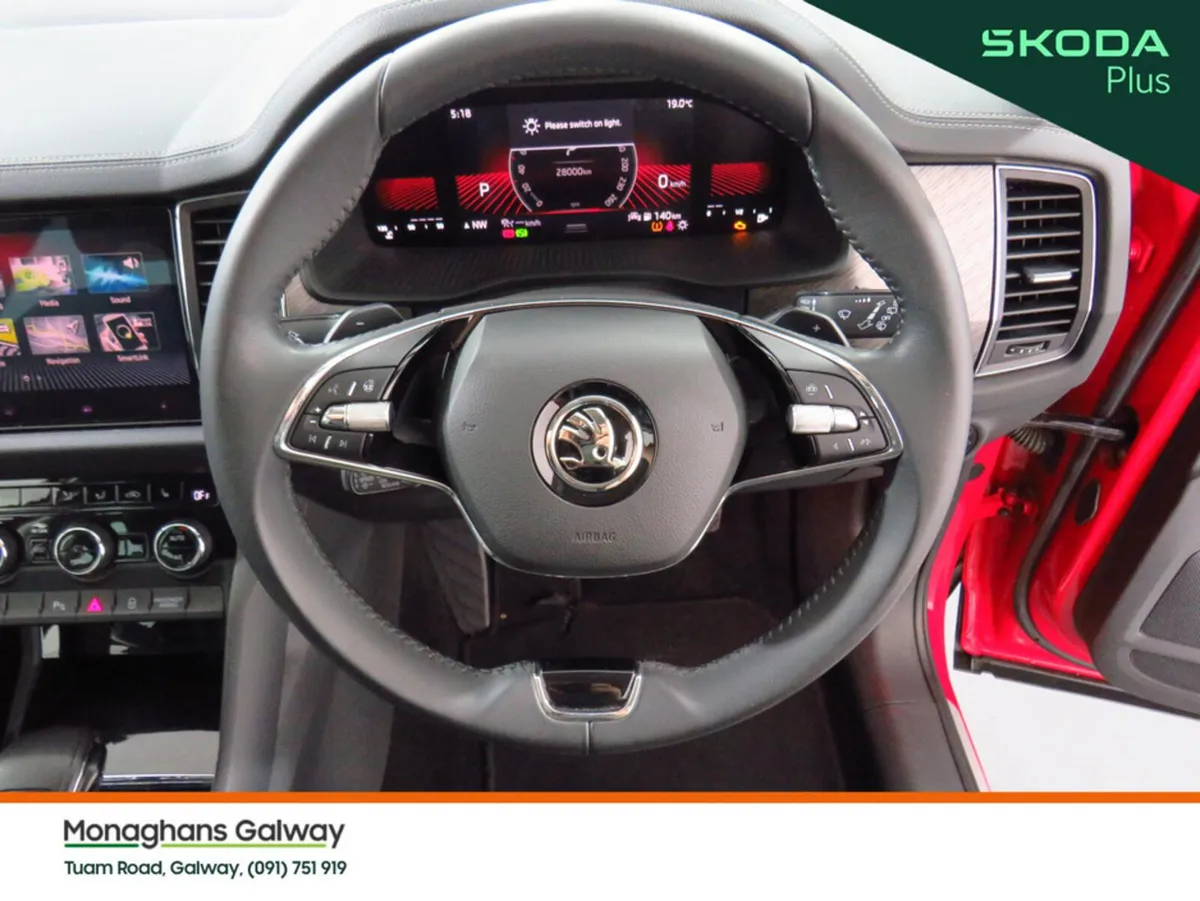 Skoda Kodiaq Estate, Diesel, 2023, Red