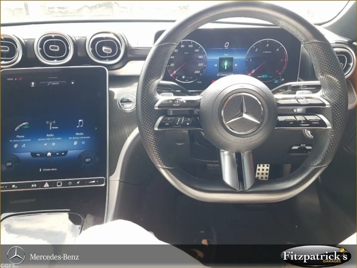 Mercedes-Benz C-Class Saloon, Diesel Hybrid, 2022, Silver